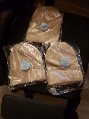 Men's Tan Beanie Knit Cap - Unbranded